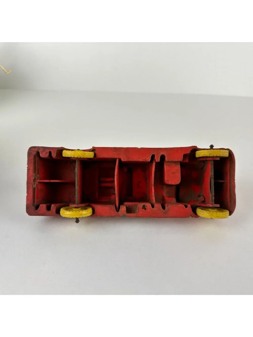 Lot of Three Auburn Hard Rubber Fire Trucks USA Vintage Model Toys